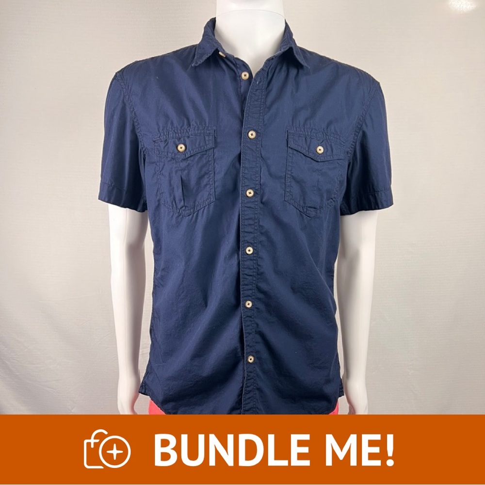 Men's Celio Navy Blue Shirt